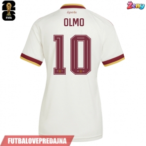 Lacne Ženy Futbalové dres Španielsko Dani Olmo #10 MS 2026 Krátky Rukáv - Preč